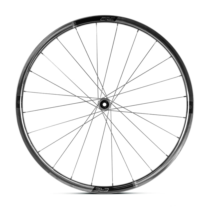 Glossy finish Tenaci GT25 gravel wheels with chrome decals